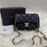 Chanel Classic Flap with heart charms