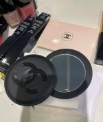Chanel leather rotating makeup mirror - Image 3