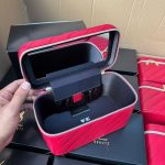YSL Red Quilted Vanity Case - Image 4