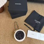 Chanel Round Mini Coin Purse - Image 4